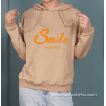 Printed Hoodies with Two Brown Colors